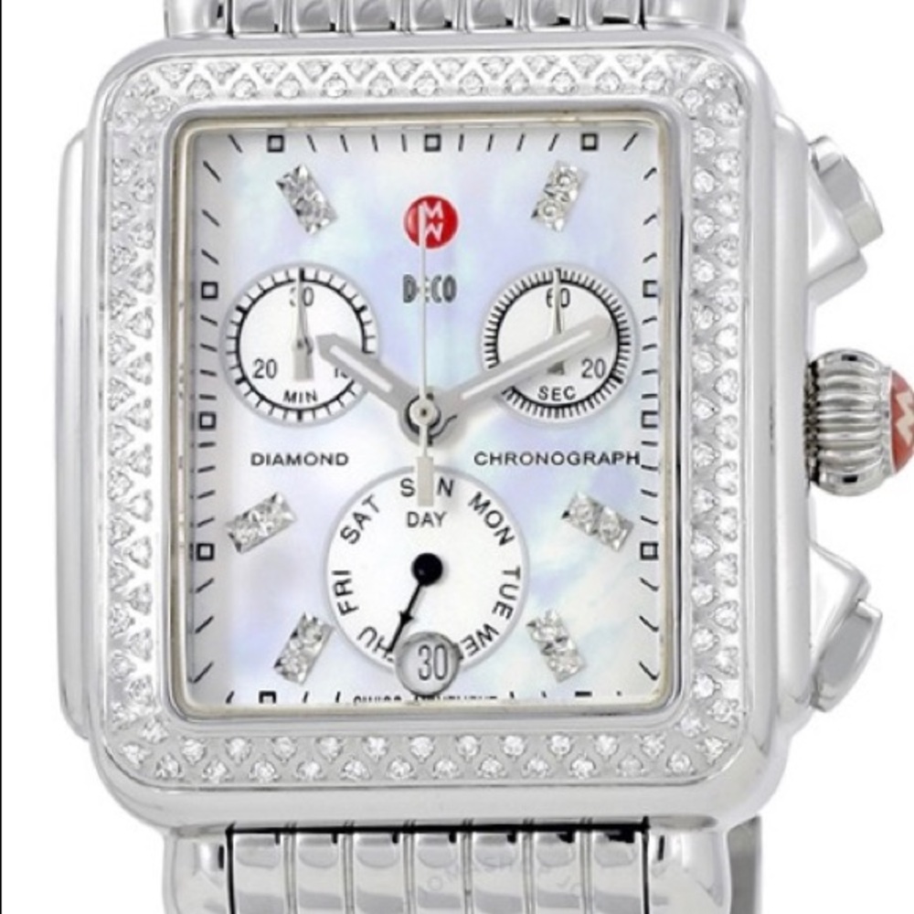 MICHELE DECO DAY DIAMOND WOMEN'S WATCH